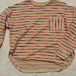 Lou & Grey striped sweater. Size Medium
